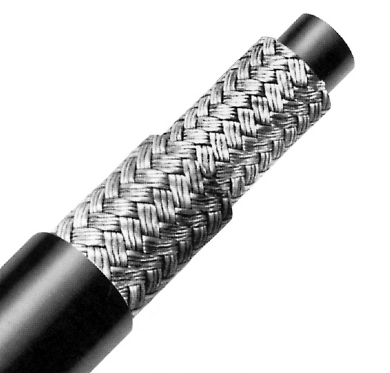 Click to enlarge - Synthetic rubber hose reinforced with a double textile braid. 2